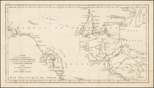 Plains, Alaska, Canada and Western Canada Map By John Meares