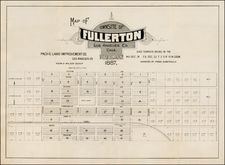 California and Los Angeles Map By Frank Henry Olmstead