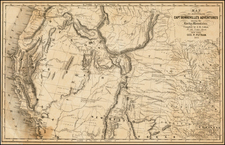 Southwest, Rocky Mountains and California Map By Joseph Hutchins Colton