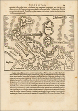 Italy and Balearic Islands Map By Caius Julius Solinus