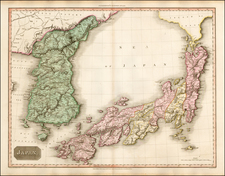Japan and Korea Map By John Pinkerton
