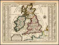 British Isles Map By Jacques Chiquet