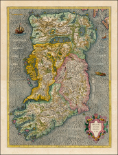 Ireland Map By Gerard Mercator