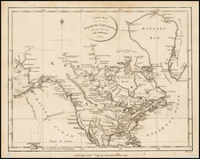 North America Map By John Stockdale