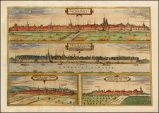 Germany Map By Georg Braun  &  Frans Hogenberg