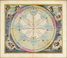 Celestial Maps Map By Andreas Cellarius