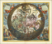 Celestial Maps Map By Andreas Cellarius