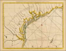 Texas Map By Thomas Jefferys