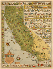 California Map By Jo Mora