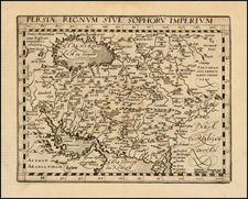 Central Asia & Caucasus, Middle East and Persia & Iraq Map By Matthias Quad / Johann Bussemachaer