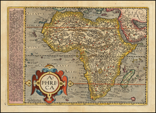 Africa Map By Matthias Quad / Johann Bussemachaer