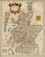 Scotland Map By Robert Morden