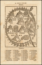 Italy Map By Caius Julius Solinus