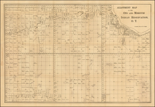 Plains and Oklahoma & Indian Territory Map By R. S. Steele