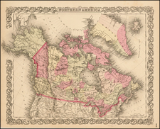 Alaska and Canada Map By G.W.  & C.B. Colton