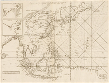 China, Japan, Korea, India, Southeast Asia, Philippines and Other Islands Map By Melchisedec Thevenot