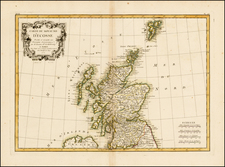Scotland Map By Rigobert Bonne