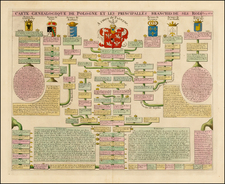 Poland Map By Henri Chatelain