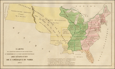 United States Map By Jean Alexandre Buchon