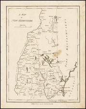 New England Map By John Stockdale