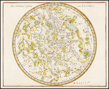 Celestial Maps Map By Johann Elert Bode