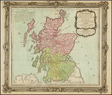 Scotland Map By Louis Brion de la Tour