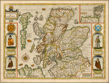 Scotland Map By John Speed