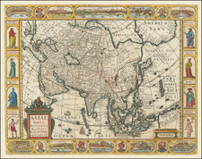 Asia Map By Claes Janszoon Visscher