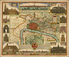  Map By Peter Schenk / Claes Janszoon Visscher