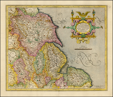 British Isles Map By  Gerard Mercator