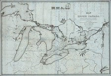 Midwest and Canada Map By John Smyth / Nathaniel Currier