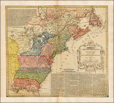 United States and Mid-Atlantic Map By Homann Heirs