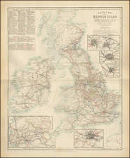 British Isles Map By Archibald Fullarton & Co.