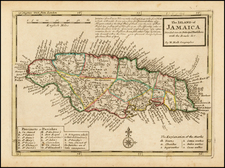 Jamaica Map By Herman Moll