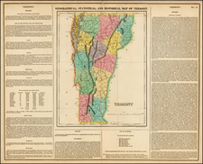 New England and Vermont Map By Henry Charles Carey  &  Isaac Lea