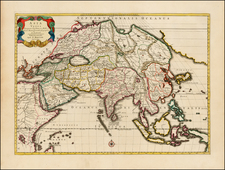 Asia and Asia Map By Pierre Mortier