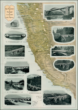 California Map By Kilman Stationary & Printing Co.