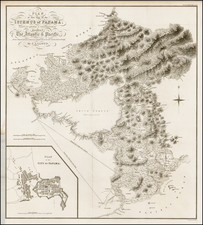 Plan of that Part of the Isthmus of Panama Eligible for effecting a Communication Between The Atlantic & Pacific from Observations & Surveys performed in the Years 1828 & 1829, By J.A. Lloyd.
