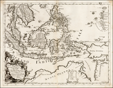 Southeast Asia, Philippines, Other Islands, Australia and Other Pacific Islands Map By Giacomo Giovanni Rossi - Giacomo Cantelli da Vignola