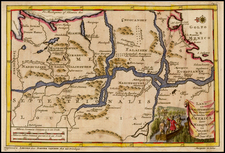 South, Midwest and Plains Map By Pieter van der Aa