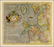 British Isles Map By  Gerard Mercator