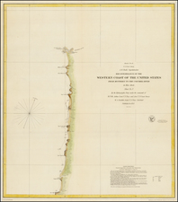 Oregon Map By United States Coast Survey