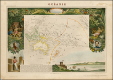 Oceania Map By Victor Levasseur
