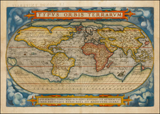 World and World Map By Abraham Ortelius