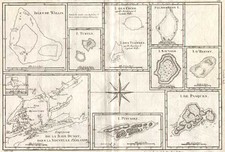 Australia & Oceania, Oceania and New Zealand Map By Rigobert Bonne