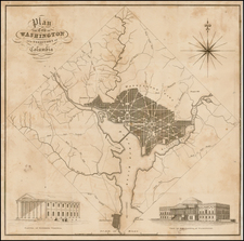 Mid-Atlantic and Southeast Map By W. & D. Lizars