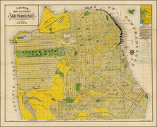 California Map By H.W.  Faust