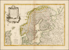 Scandinavia Map By Jean Janvier