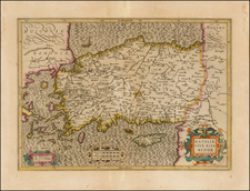 Turkey and Turkey & Asia Minor Map By Jodocus Hondius