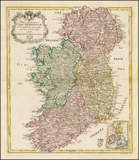 Ireland Map By Leonard Von Euler